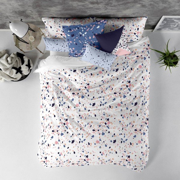 Памучна завивка , 140 x 200 cm Terrazzo - Blanc-image-2