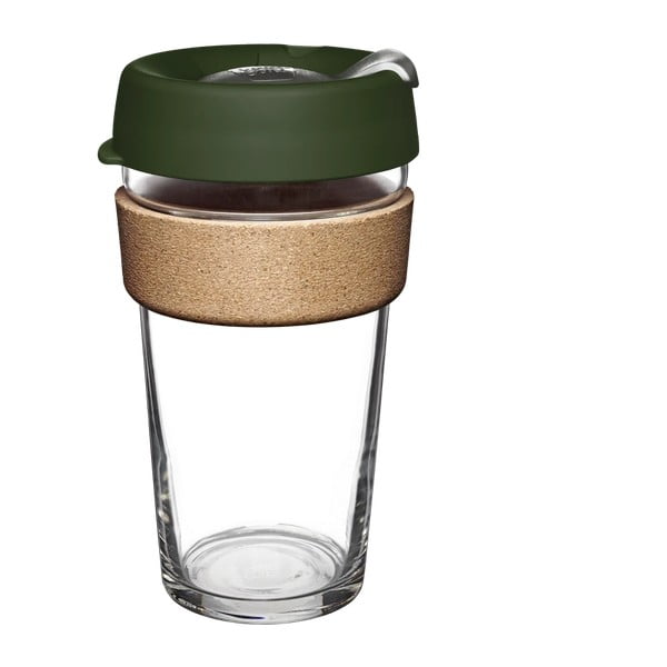 Зелена чаша за път 454 ml Brew Cork Pine L – KeepCup