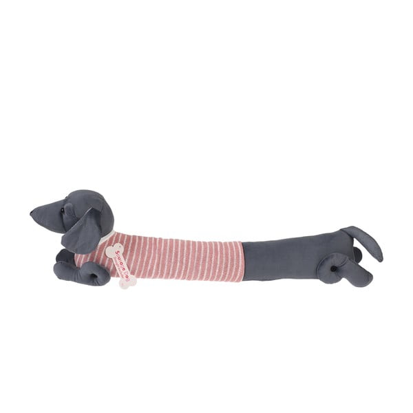 Розово-сиво уплътнение за врата 17x76 cm Sausage Dog – Rex London-image-4
