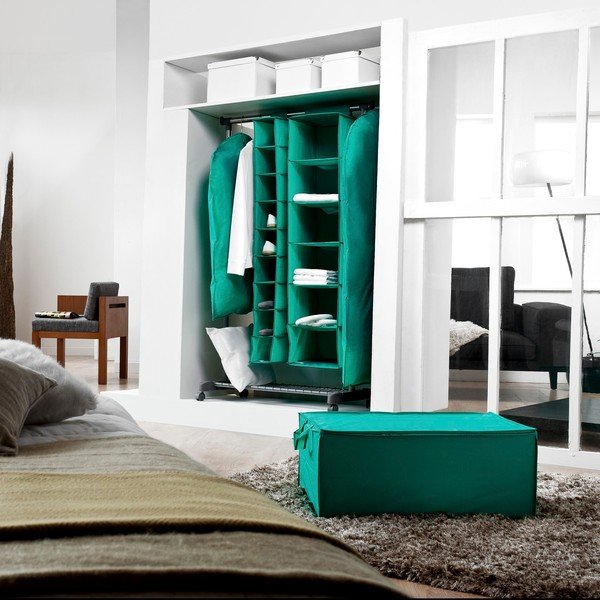 Textilní závěsný obal na šaty Compactor Garment Green, 100 cm-image-1