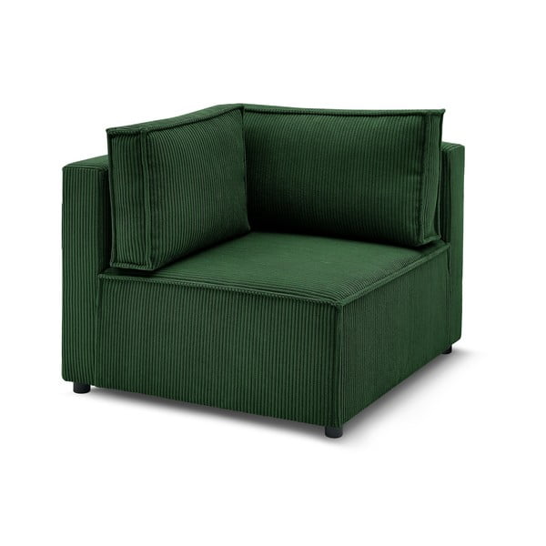 Зелен променлив модулен диван от велур Nihad modular - Bobochic Paris