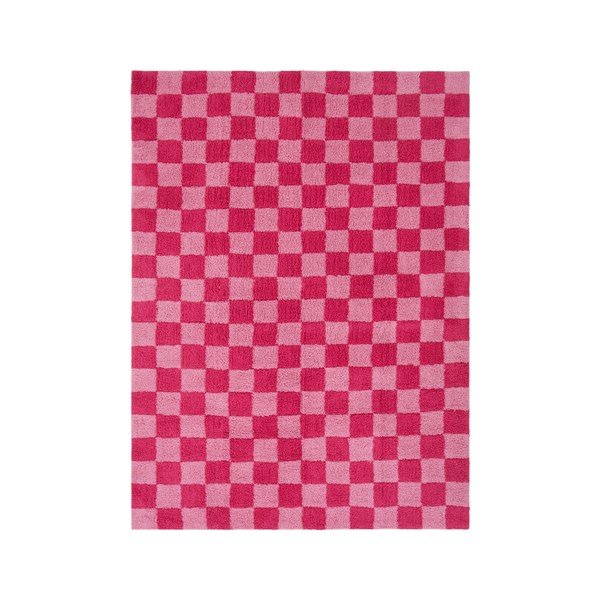 Розов/светлорозов памучен килим 200x300 cm Mela – Jotex
