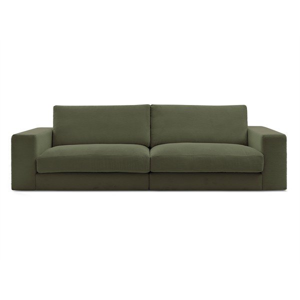 Зелен диван от рипсено кадифе 274 cm Leonard – Bobochic Paris
