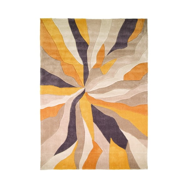 Жълт килим Отломки, 120 x 170 cm - Flair Rugs
