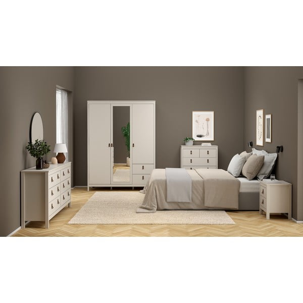 Сиво-бежов скрин 159x80x38 cm Madrid – Tvilum-image-4