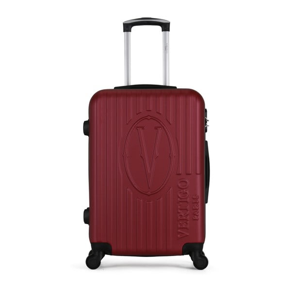 Vínový cestovní kufr na kolečkách VERTIGO Valise Grand Cadenas Integre Malo, 47 x 72 cm
