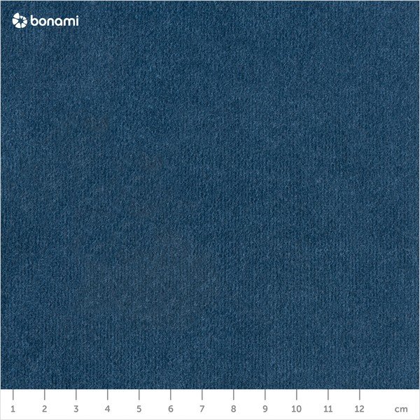 Табуретка за крака от синьо и черно кадифе Naïve - EMKO-image-1