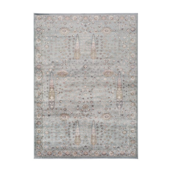 Сив килим от вискоза Lara Орнамент, 160 x 230 cm - Universal
