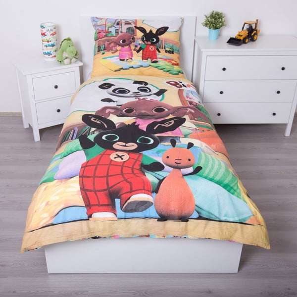 Единично  памучно детско спално бельо 140x200 cm Bing – Jerry Fabrics-image-1