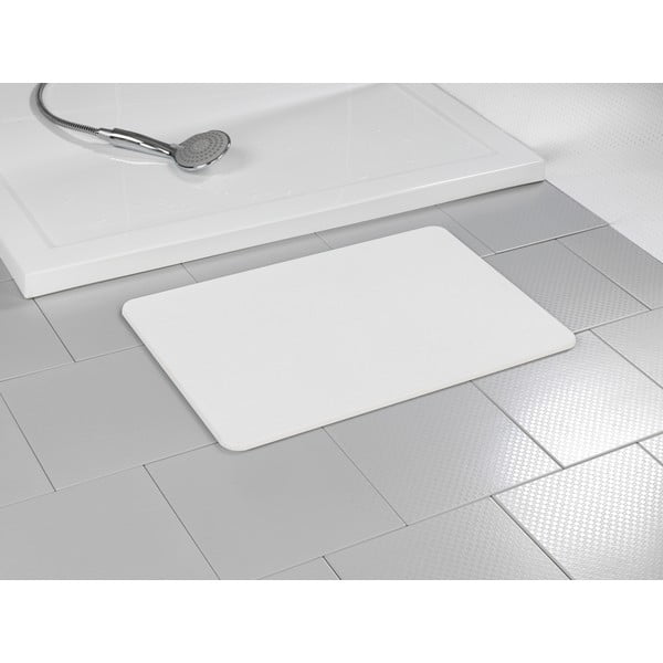 Бял килим за баня от диатомична глина 39x60 cm Simi – Wenko-image-3