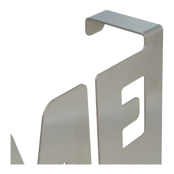 Матово сребро метален стелаж за врата 32 cm Home – Casa Selección-image-2