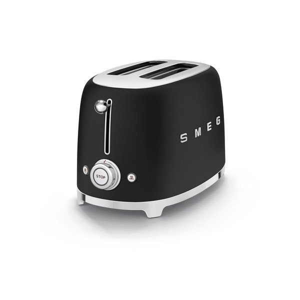 Maтово черen tостер в ретро стил - SMEG-image-4