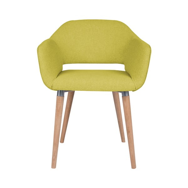 Жълт трапезен стол Napoli - Cosmopolitan Design