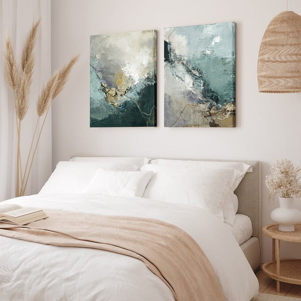 Картина с ръчно рисувани елементи 60x80 cm Downhill - Malerifabrikken-image-1