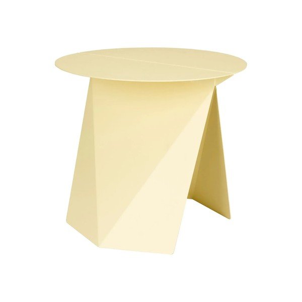 Метална кръгла странична масичка 45x46 cm Foldy – Zuiver-image-2