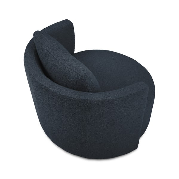 Тъмносин въртящ се стол Nael - Interieurs 86-image-3