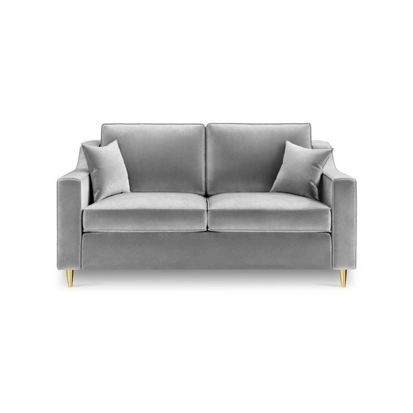 Сив двуместен диван Marigold - Mazzini Sofas-image-3