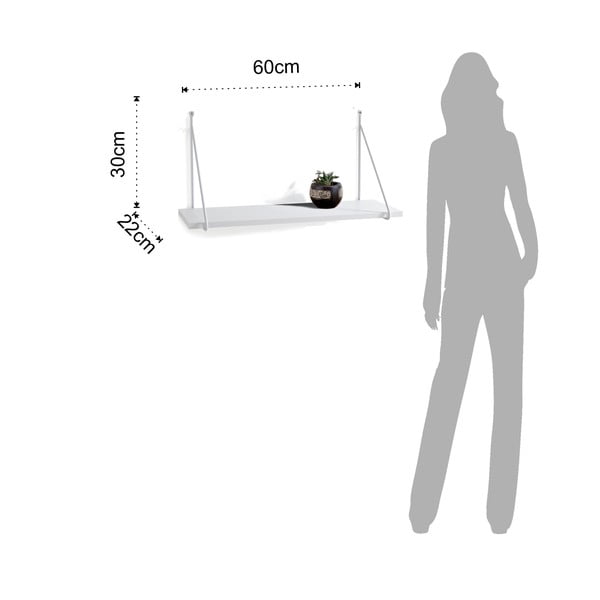 Бял стенен рафт Fast - Tomasucci-image-3