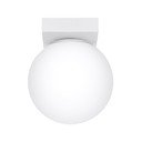 Бяла лампа за таван със стъклен абажур ø 12 cm Umerta - Sollux