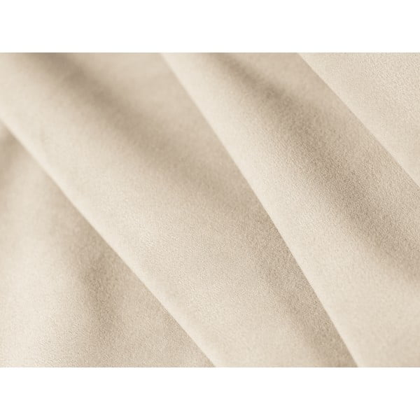 Бежова кадифена табуретка Jodie – Micadoni Home-image-1