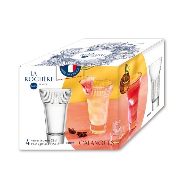 Чаши в комплект 4 бр. за шотове 220 ml Mix – La Rochére-image-4