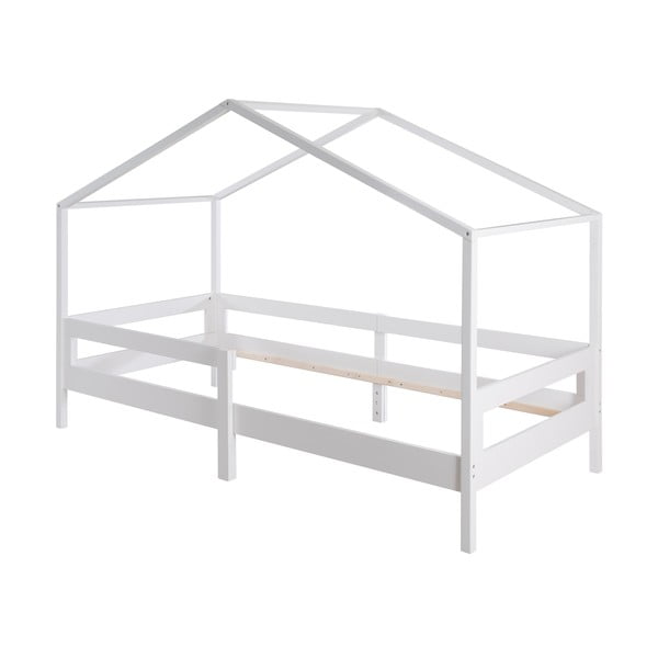 Бяло детско легло къща 90x200 cm – Roba