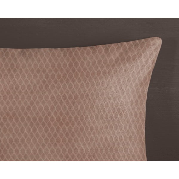 Кафяво фланелено спално бельо за единично легло 140x200 cm - HIP-image-3