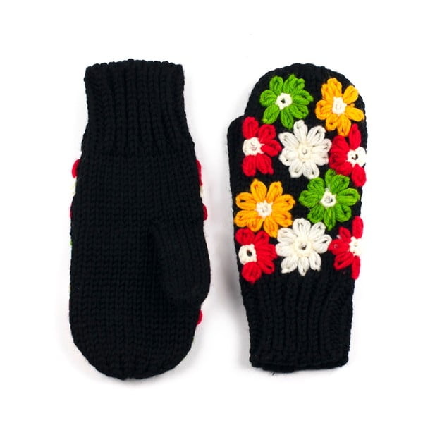 Černé rukavice Spring Garden