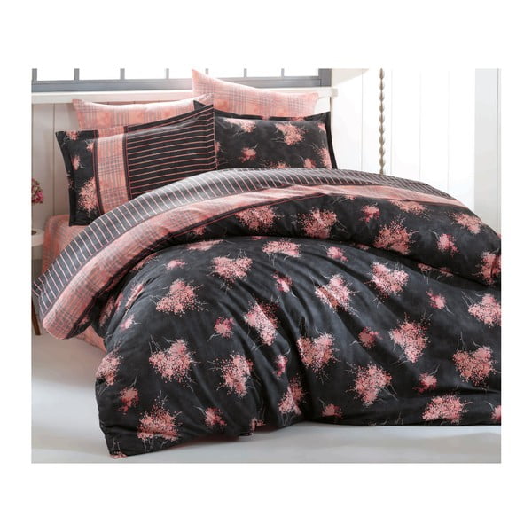 Комплект памучно спално бельо и чаршафи Sumio, 160 x 220 cm - Unknown