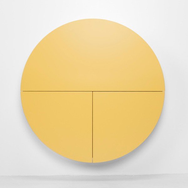 Žlutočerný multifunkční nástěnný stůl EMKO Pill-image-3