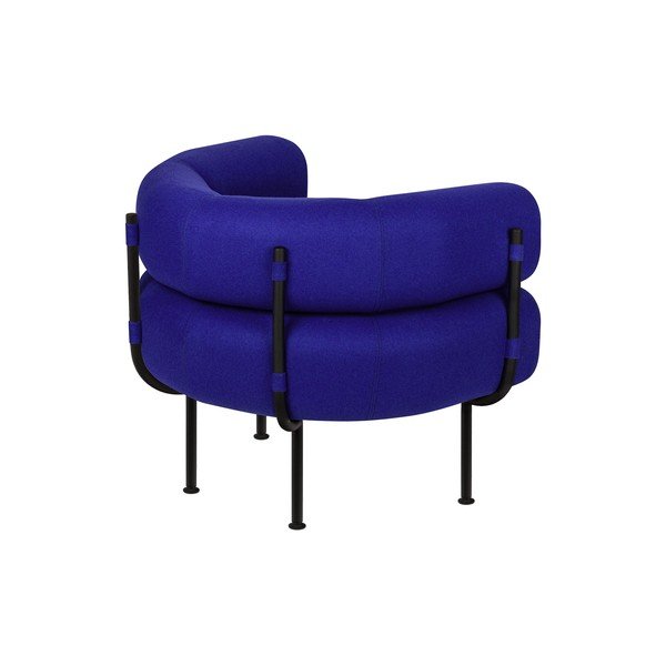 Синьо  вълнено кресло Ubi – noo.ma-image-2