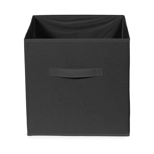 Черна текстилна кутия за съхранение 31x31x31 cm – Compactor