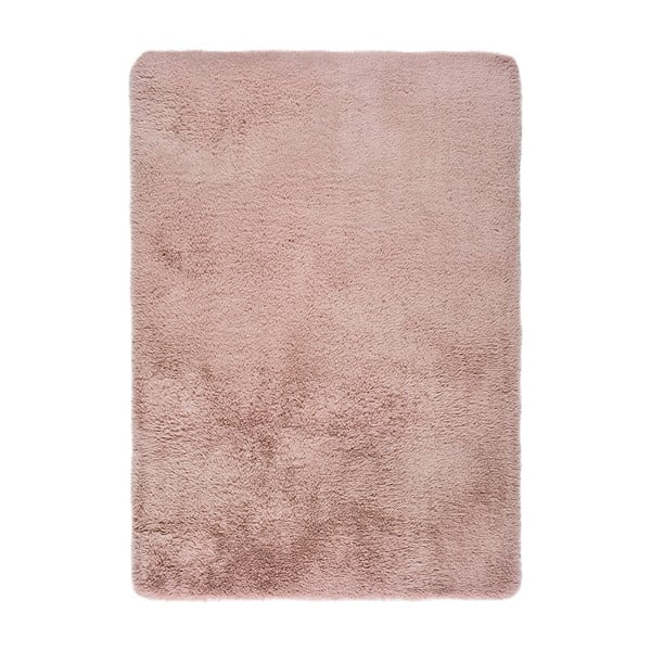 Розов килим Алпака Liso, 60 x 100 cm - Universal