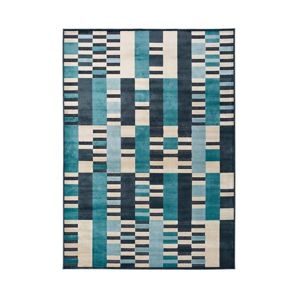 Син килим Farashe Stripes, 120 x 170 cm - Universal