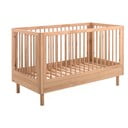Детско креватче 70x140 cm от масивен дъб в естествен цвят Forrest – Vipack