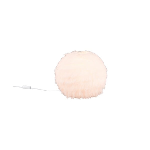 Кремава настолна лампа (височина 24 cm) Furry - Reality-image-1