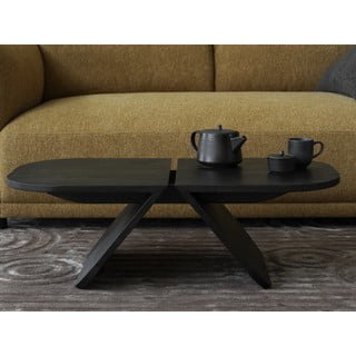 Черна масичка за кафе от масивен дъб 54x100 cm Avio – Blomus