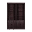 Кафява библиотека от масивен бор 148x223 cm Anita – Støraa