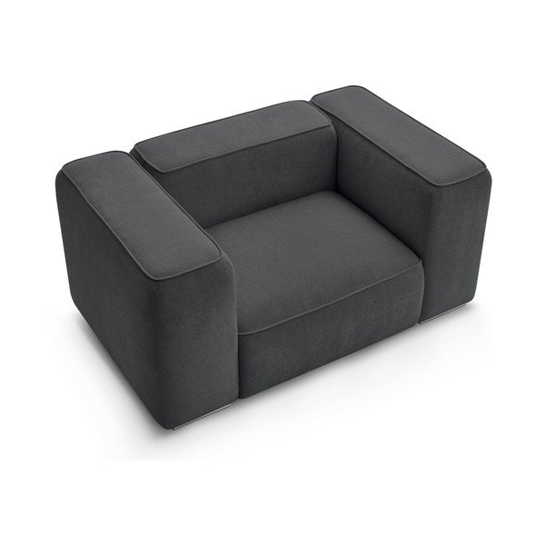 Тъмносиво кресло Zephyr – Bobochic Paris-image-4