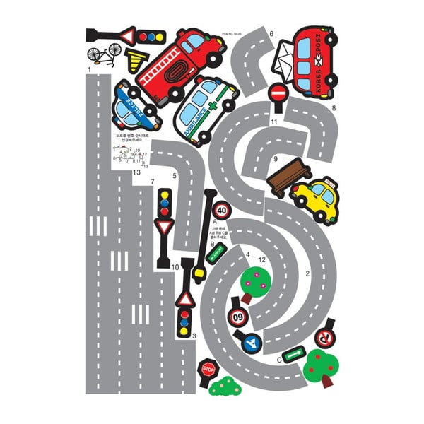 Стикер за стена Car за деца - Ambiance-image-1