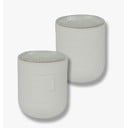 Бели чаши в комплект от 2 бр. от камък 0,3 л Sand Grain - Mette Ditmer Denmark