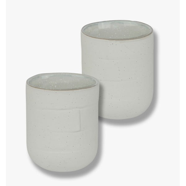 Бели чаши в комплект от 2 бр. от камък 0,3 л Sand Grain - Mette Ditmer Denmark