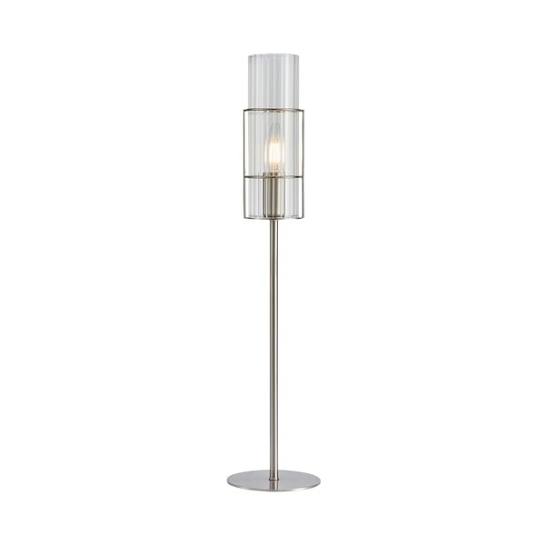 Настолна лампа в сребристо (височина 65 cm) Tubo - Markslöjd
