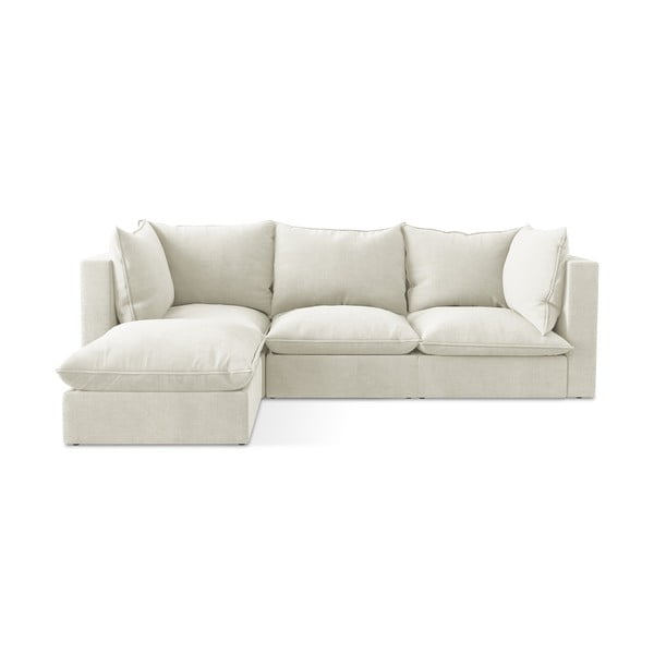 Бежов ъглов диван (ляв ъгъл) Manao – Makamii