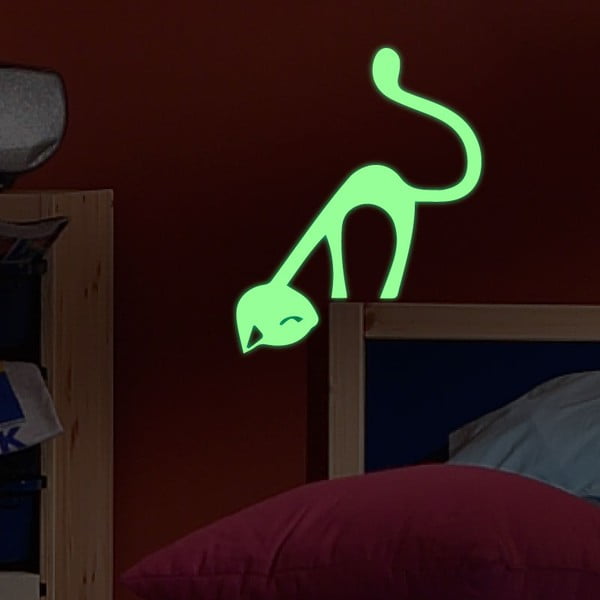 Светещ стикер Сладка котка - Ambiance