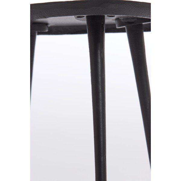 Черна метална масичка за кафе 42x87 cm Puno – Light & Living-image-3