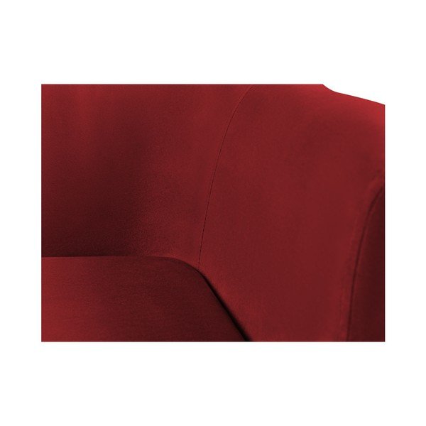 Červená sametová pohovka Kooko Home Glam, 175 cm-image-4