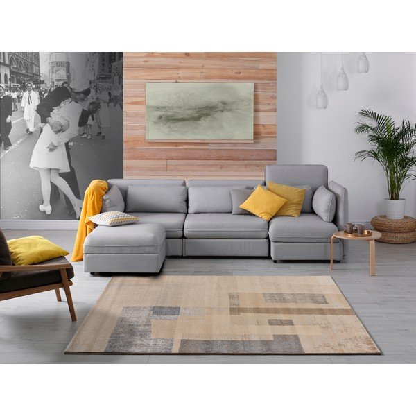 Бежов килим 80x150 cm Cream - Universal-image-1
