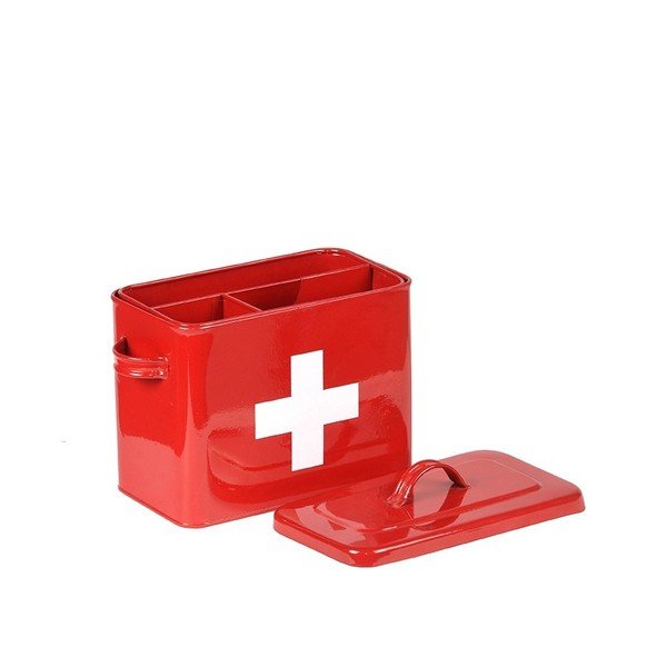 Червена консервна кутия Firt Aid - LABEL51-image-1