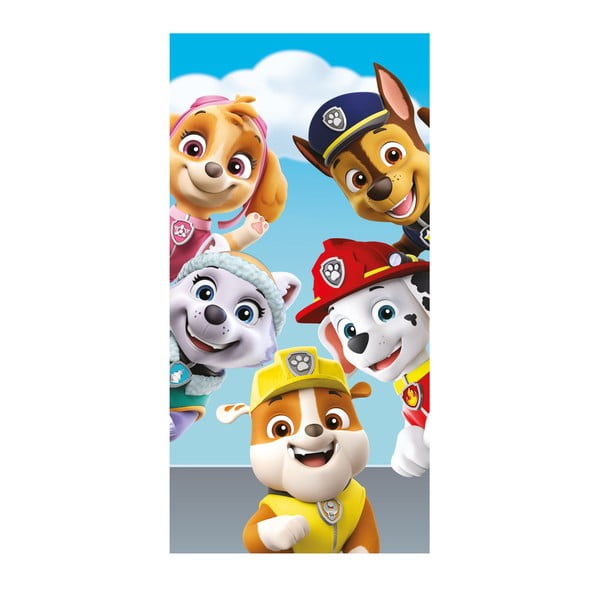 Памучна бебешка кърпа 70x140 cm Paw Patrol - Jerry Fabrics